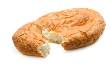 East matnakash bread, isolated on  white