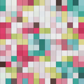 abstract mosaic background, colorful squares