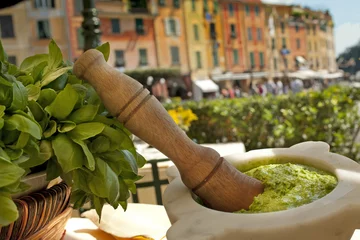 Fotobehang Liguria de pesto