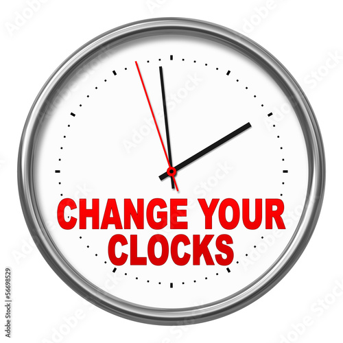 "change your clocks" Stock photo and royaltyfree images on