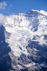 Fototapeta na wymiar Jungfrau glaciers