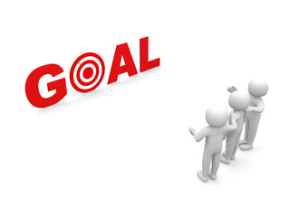 Coach showing the right way to follow