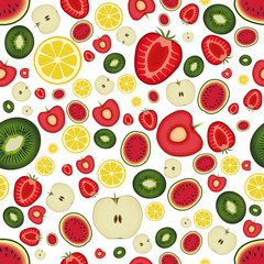 seamless fruit pattern