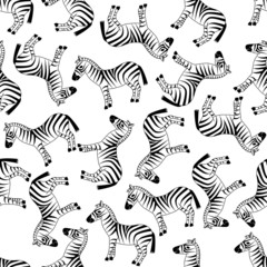 seamless zebra pattern