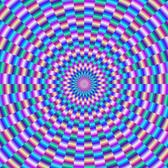 Blue and Pink Circular Links