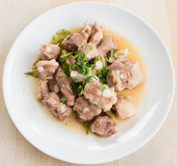 Steamed pork ribs