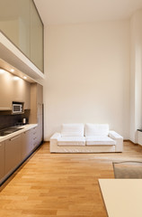 Fototapeta na wymiar Interior, beautiful apartment, modern furniture