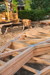 Fototapeta premium New House Construction