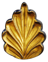 Ornament of gold plated vintage floral ,victorian Style