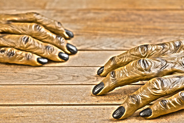 Werewolf hands for Halloween Hdr effect
