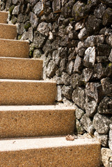 Cement staircase