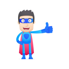 superhero in various poses