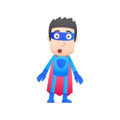 superhero in various poses