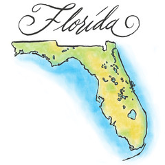 Florida map - 56717372