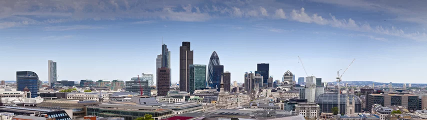 Deurstickers Financiële wijk en centrum, Londen, VK © travelwitness