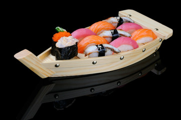 Rolls served on boat