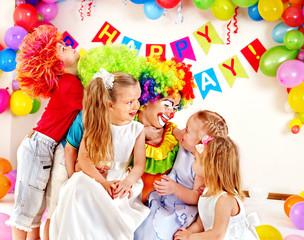 Child birthday party .