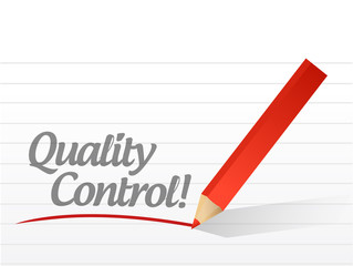 Fototapeta premium quality control text written message illustration