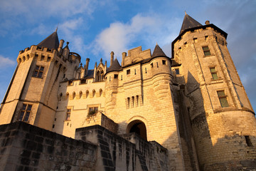 Fototapeta na wymiar Francja> Loary> Saumur> Zamek