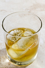 whiskey on the rocks