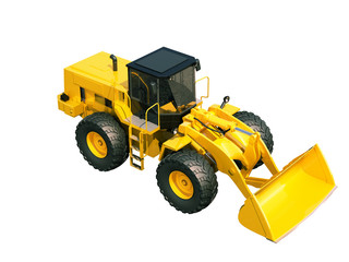 Front loader isolated