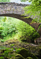 Old stone arched bridge