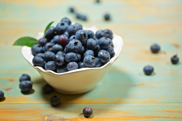 Blueberry in bowl