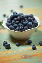Blueberry in bowl