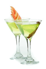 green apple martinis
