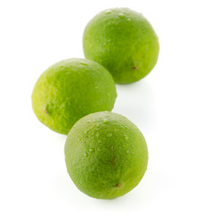 Fresh green limes