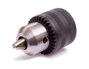 Drill chuck isolated on white