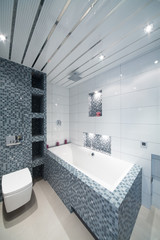 Modern minimalism style bathroom interior