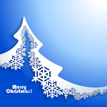 Abstract Christmas winter Background