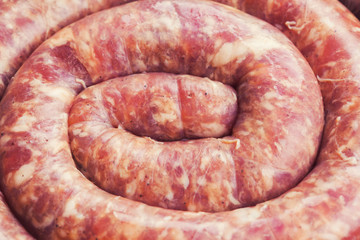 Fototapeta premium Sausage background
