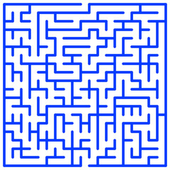 Illustration of the maze for leisure