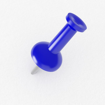 Blue Pushpin