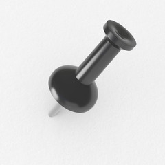 Black pushpin