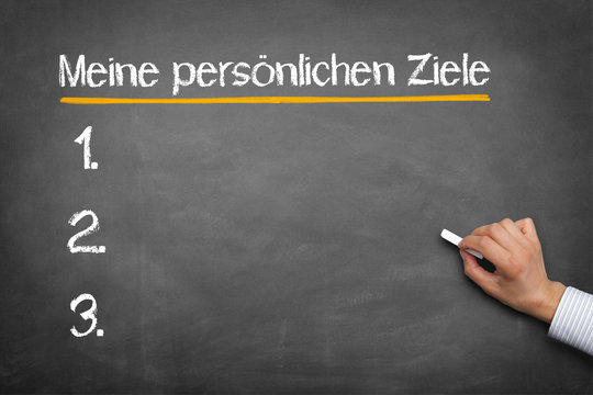 Meine pers&ouml;nlichen Ziele