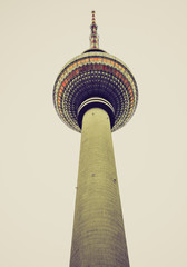 TV Tower, Berlin retro look