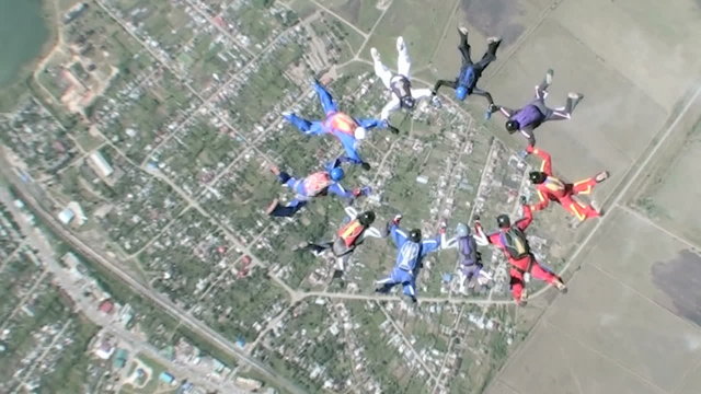 Skydiving video.