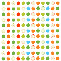 Apples Seamless Pattern