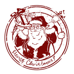 Stamp with Santa Claus