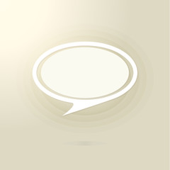 Speech bubble for your message