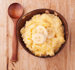 boiled corn porridge