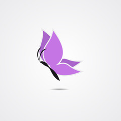 Obraz premium Logo Butterfly