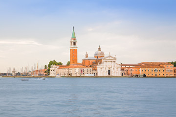 view of San Giorgio Island, Venice, Italy
