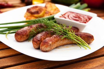 meat sausages