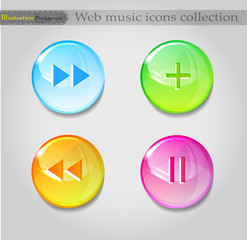 Music icons background