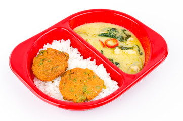 Green curry chicken