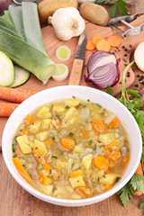 bowl of soup